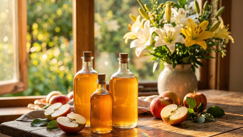 Apple cider vinegar, ... not only for models
